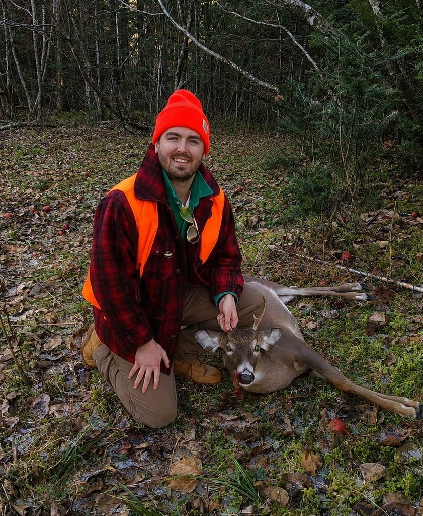 Pat Jr. with his first Maine buck, 2017