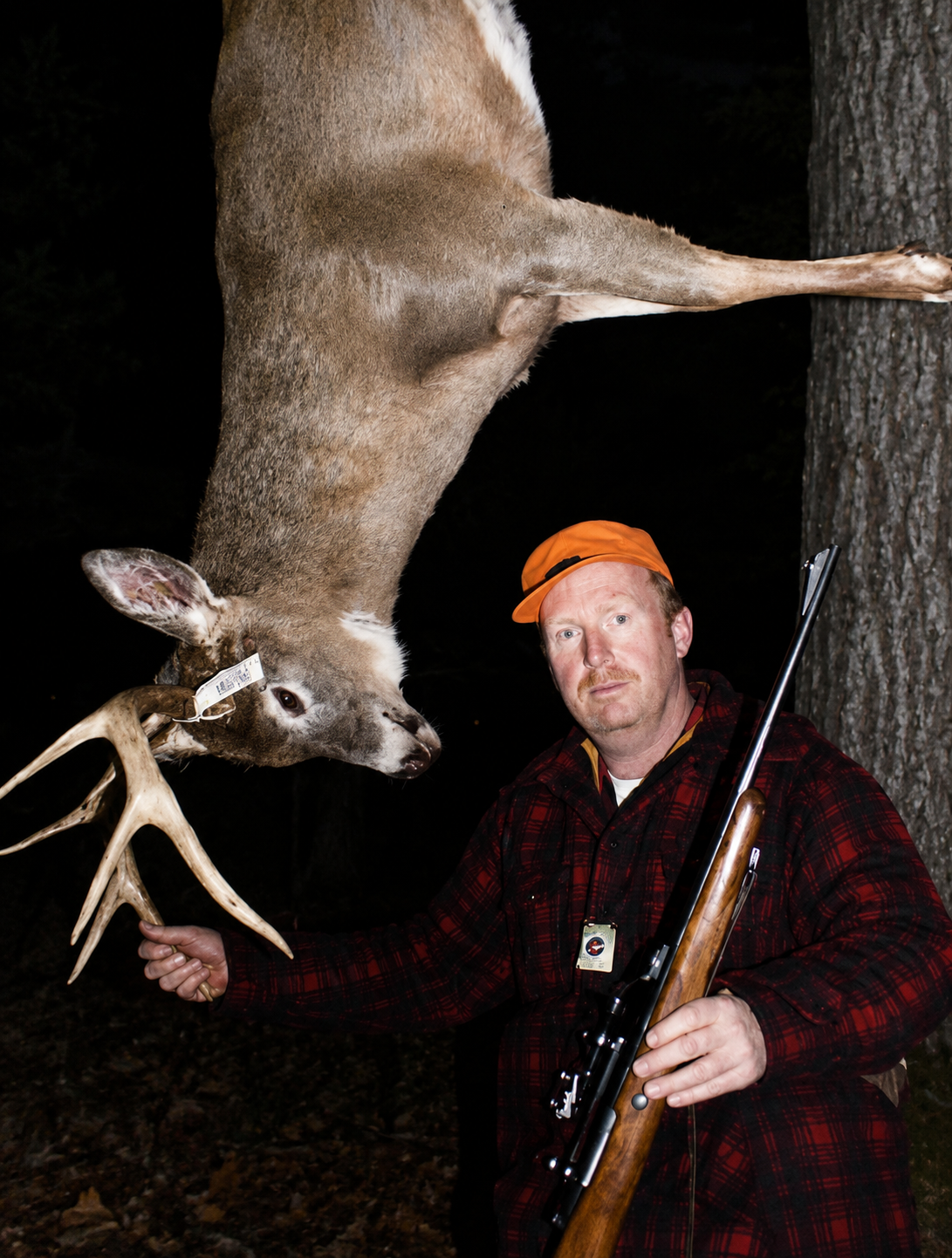 Paul with a Maine whitetail deer
